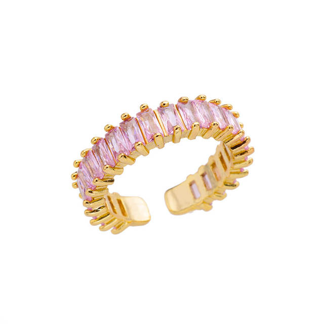 Blush Diamante Jewel Ring