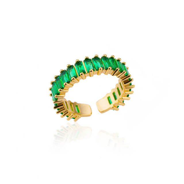 Emerald Diamante Jewel Ring