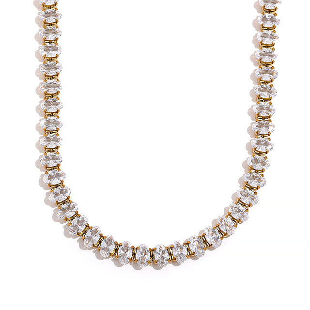 Diamante Gold Necklace